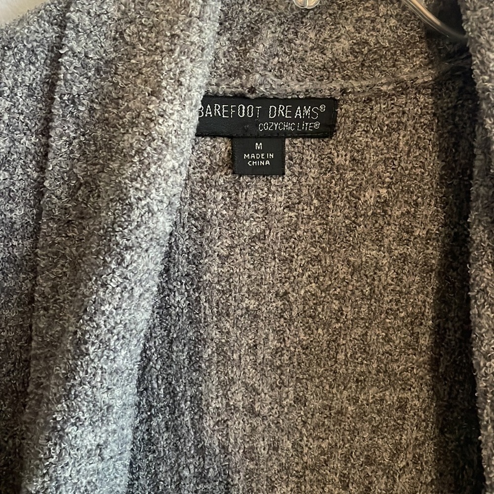 Barefoot dreams cozy chic light grey size mex - Picture 3 of 6